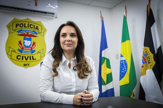 Daniela Maidel é delegada-geral da Polícia Civil de Mato Grosso.