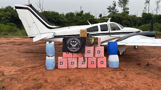 Homem suspeito de dar apoio ao transporte do entorpecente foi preso.