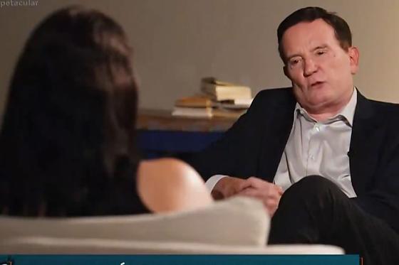 Vítima concedeu entrevista ao jornalista Roberto Cabrini, exibida no programa Domingo Espetacular.