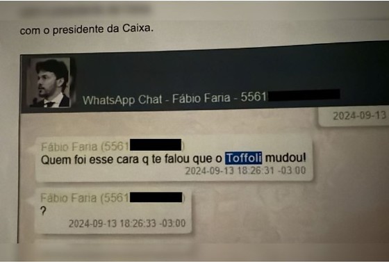 mensagem banco master