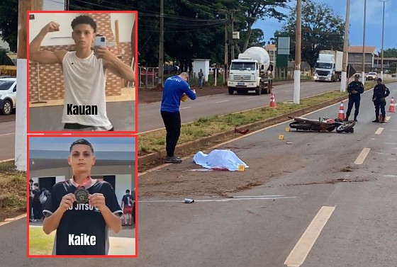 Kauan Ferreira de Siqueira morreu nessa sexta-feira (27). Já Kaike Ferreira de Siqueira, faleceu no dia do acidente, em 19 de fevereiro.