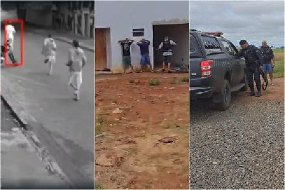 Até o momento, cinco detentos já foram recapturados em uma ação conjunta entre a Polícia Militar e agentes prisionais
