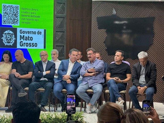 Ratinho está em Cuiabá para tratar com Mauro Mendes de um projeto voltado à capacitação de professores, com foco no acolhimento e atendimento de alunos com Transtorno do Espectro Autista (TEA)