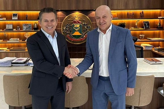 Mauro Mendes transmite o Governo do Estado para Otaviani Pivetta na terça-feira