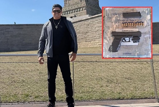 Wilton Wagner foi preso em flagrante com arma furtada