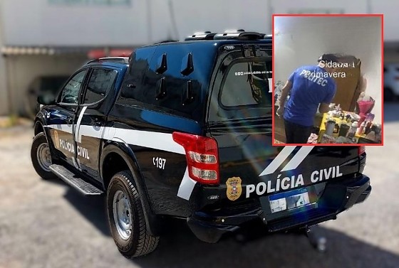 Padrasto da menina foi preso em flagrante pela Polícia Civil.