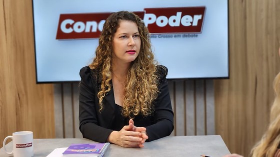 Delegada Mariel Antonini é secretária-chefe do Gabinete de Enfrentamento à Violência Contra as Mulheres de MT
