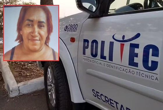 Elzilene Alves do Nascimento, de 49 anos, assassinada pelo marido em Várzea Grande