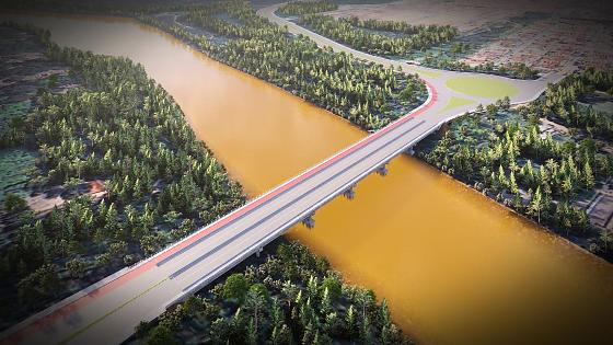 A nova ponte está orçada em R$ 28,9 milhões