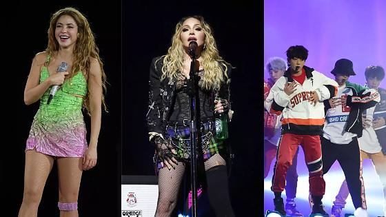 As atrações principais do primeiro show de intervalo na história das Copas do Mundo já estão confirmadas: Madonna, Shakira e BTS