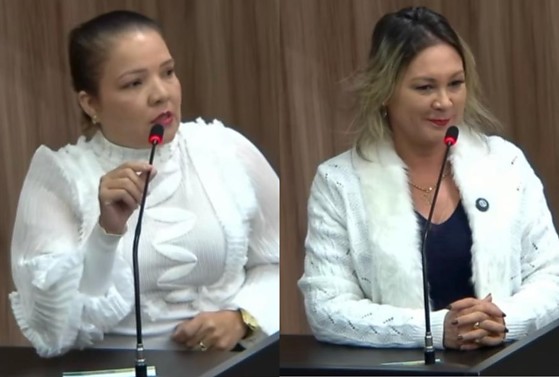 Gisa Barros e Rosy Prado protagonizaram um clima de tensão na Câmara de Várzea Grande