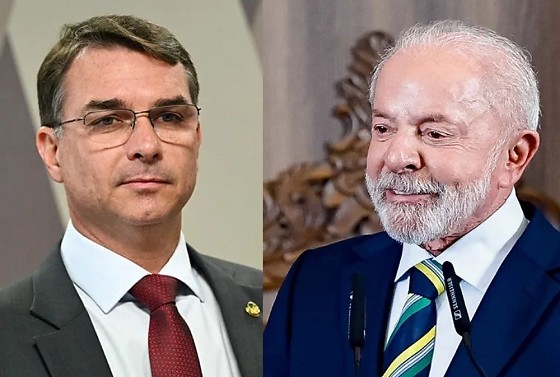 Pesquisa encomendada pela Globo aponta 46% para Flávio Bolsonaro e 44% para Lula; rejeição dos candidatos também foi medida.