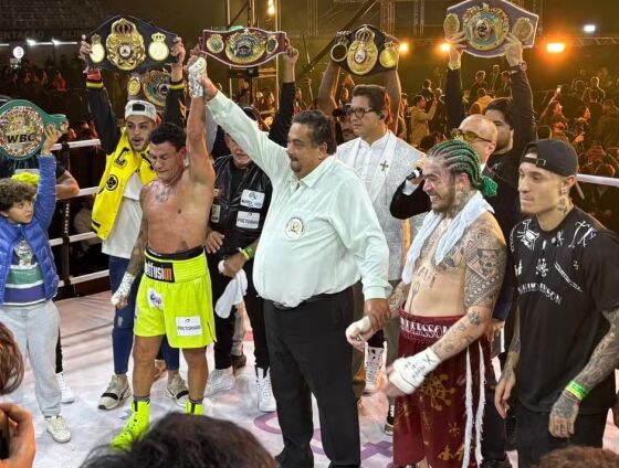 Acelino Popó é anunciado vencedor contra Whindersson Nunes no FMS 8
