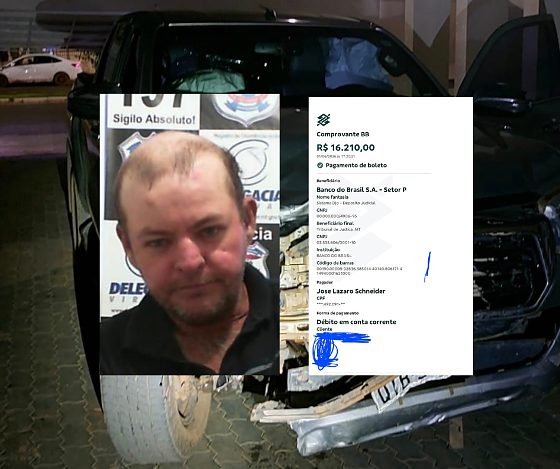 José Lázaro fugiu do local após atropelar jovem e foi seguido por populares que chamaram a polícia.