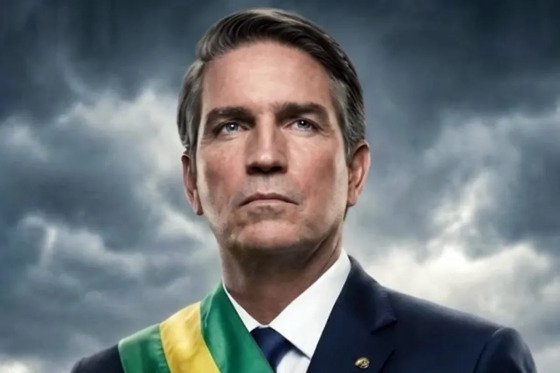 O ator norte-americano Jim Caviezel interpreta Jair Bolsonaro no filme Dark Horse
