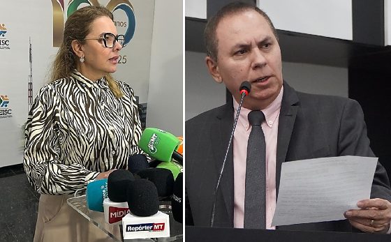 Paula Calil e Dilemário Alencar são candidatos à Presidência da Câmara de Cuiabá 