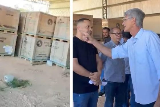 Prefeito Chico Gamba (União) ficou irritado durante fiscalização
