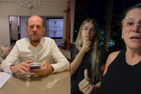 Presidente do Novo relatou momento de pânico ao lado da filha nas ruas de Rondonópolis.