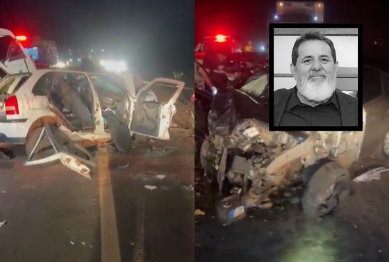 O professor Vitérico Jabur Maluf, de 65 anos, está entre as vítimas do acidente na MT-358