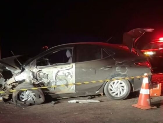 Acidente da MT-358 na noite dessa sexta-feira (5) deixou seis mortos e um ferido