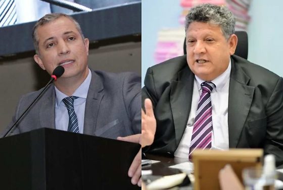 Deputado Faissal e o desembargador afastado Dirceu. Movimentações suspeitas somam mais de R$ 3 milhões