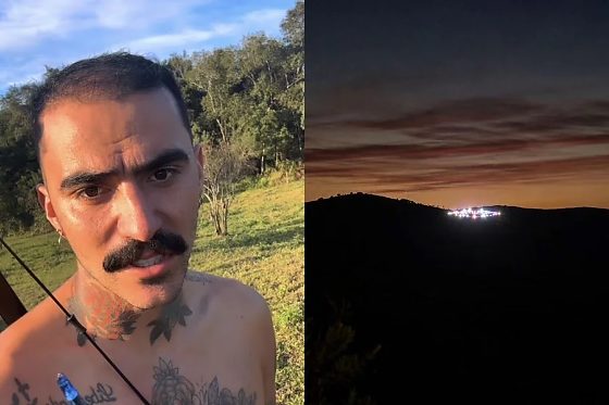 Mayk Leão se afastou das redes sociais após a repercussão de vídeos em que afirma ter registrado supostos OVNIs próximos à sua residência no Paraná.
