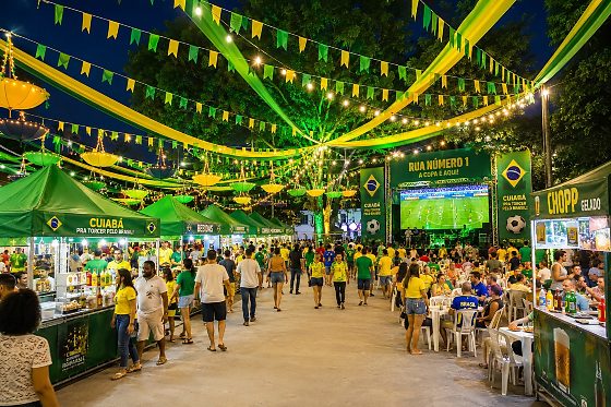 A abertura do Rua Número 1 acontece no dia 13 de junho, quando a Seleção Brasileira enfrenta o Marrocos às 18h.
