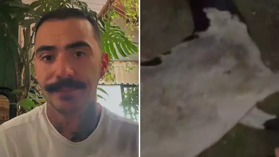 Mayk não conseguiu conter o pavor diante do que vem acontecendo na chácara isolada.