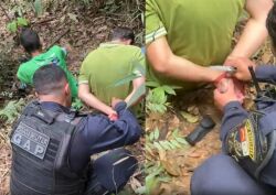 Vítimas permaneceram sob ameaça por cerca de dez minutos até a chegada da Polícia Militar, momento em que os bandidos fugiram a pé