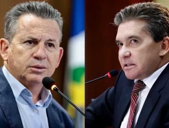 Mauro Mendes questionou a postura do conselheiro Sérgio Ricardo nas redes sociais