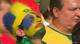 Max Russi aparece na estreia do Brasil na Copa do Mundo