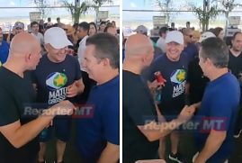 Abilio, Mauro Mendes e Otaviano Pivetta marcam presença na Fórmula Truck
