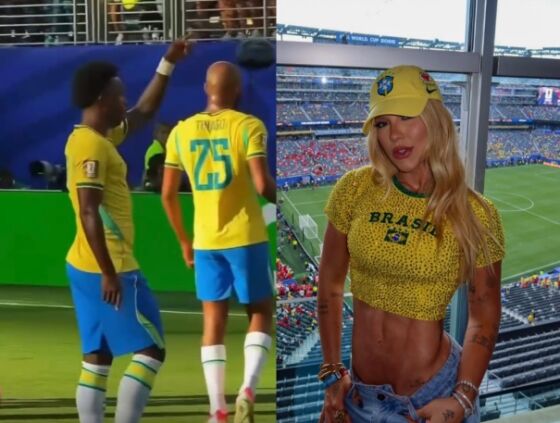 O gesto do atacante da Seleção Brasileira chamou a atenção dos torcedores e voltou a alimentar especulações sobre sua proximidade com Virginia Fonseca nas redes sociais.