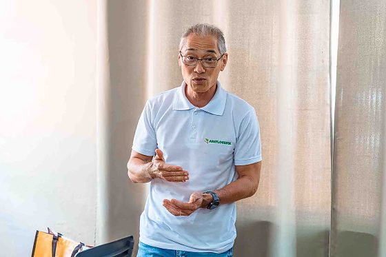 Fausto Takizawa é presidente da Arefloresta