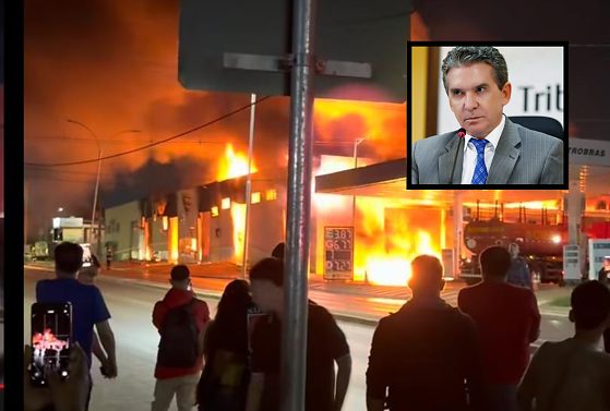 Sérgio Ricardo vai acompanhar investigação do incêndio que destruiu depósito da Secretaria Municipal de Educação de Várzea Grande