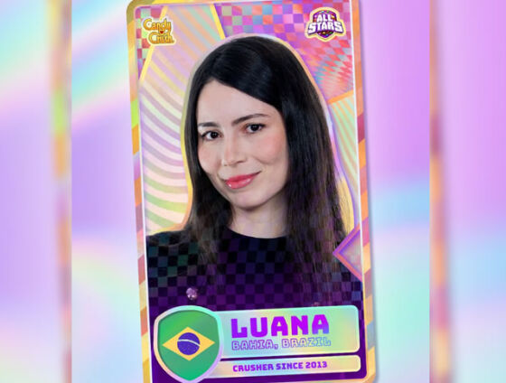 Luana Mattos nasceu na Bahia e joga Candy Crush há 13 anos. 