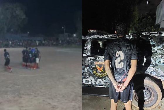 Nathan Fabricio, condenado por roubo e corrupção de menores, foi preso pela Rotam nessa quinta-feira (18), em Cuiabá