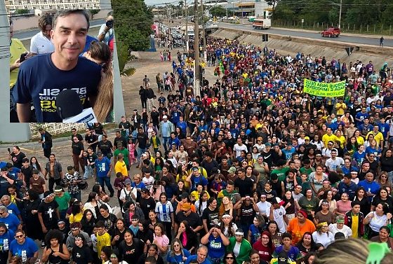 Marcha Para Jesus reúne centenas de participantes em Cuiabá