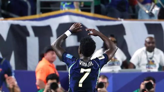 Vini Jr participou de todos os gols do Brasil na Copa do Mundo