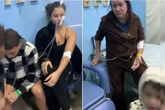 Família precisou ser levada ao hospital após consumir carne temperada com percarbonato de sódio, produto usado na limpeza de roupas.