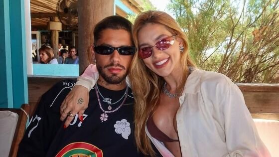 Virginia e Zé Felipe durante relacionamento.