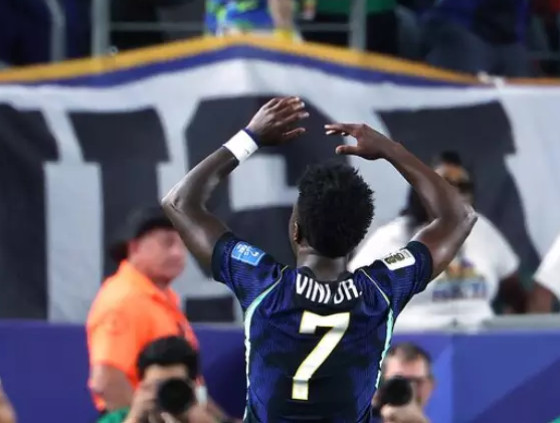 Vini Jr participou de todos os gols do Brasil na Copa do Mundo