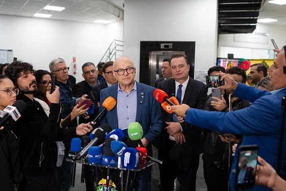 Governador Otaviano Pivetta entrega à Assembleia Legislativa projeto que busca garantir recursos para habitação, infraestrutura e saúde em Mato Grosso.