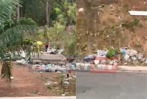 O cenário de abandono contrasta com o fluxo de passageiros e veículos do local