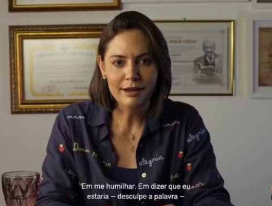 Michelle publicou vídeo em suas redes sociais