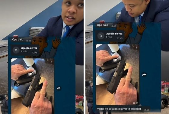 Por meio de um vídeo publicado no Instagram, o vereador Caio expôs as ameaças que teria recebido.