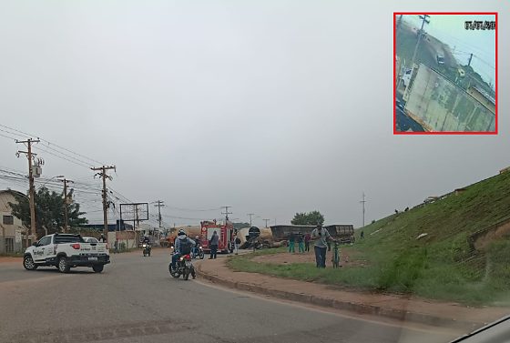 Uma das carretar era conduzida por José Antônio, de 68 anos, que estava bêbado.
