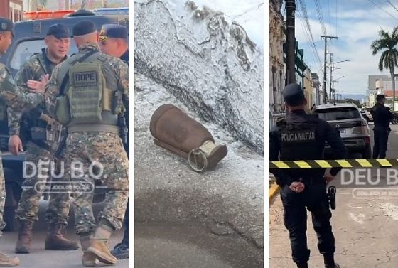 PM isola quarteirão na Rua 13 de Junho após trabalhador encontrar artefato explosivo