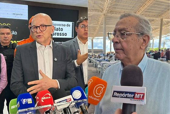 Os dois estão em pré-campanha para ocupar a cadeira de governador de Mato Grosso a partir de 2027.