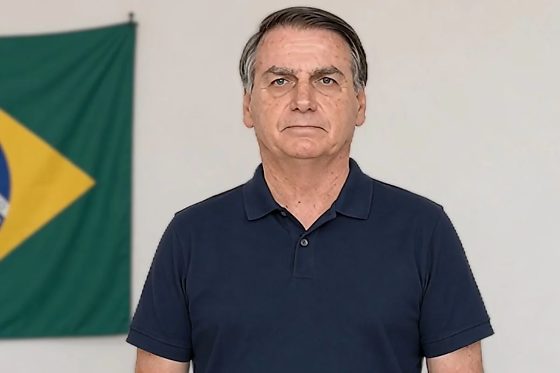 O material, feito por inteligência artificial, foi exibido em um telão, durante a convenção nacional do Partido Liberal (PL)